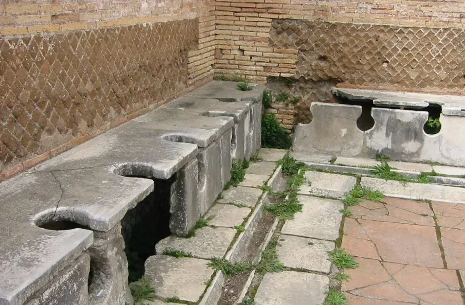 Old Roman latrine